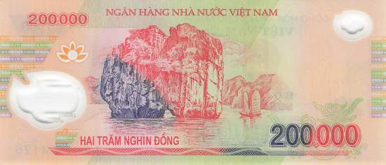 Vietnam p123m 200000 Dong 2022